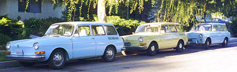 Blue '71, Yellow '71, and Blue '69 in a row